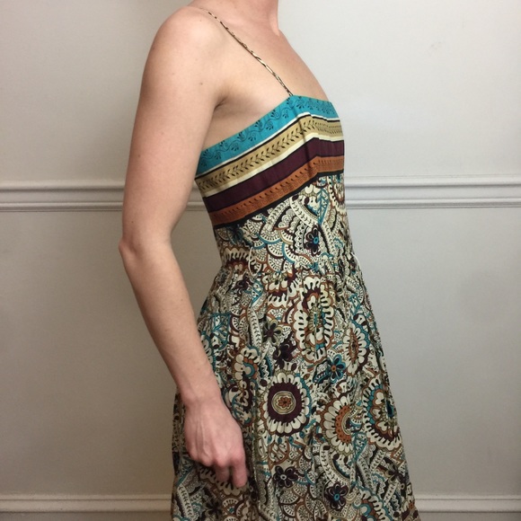 David Meister Printed Mid Length Tea Length Dress - Picture 7 of 8